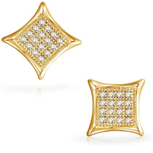 Watch and Jewelry set cuban chain watch earrings - Picture 7 of 9